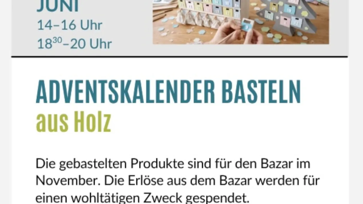 Adventskalender basteln (Foto: ABF) Adventskalender basteln (Foto: ABF)